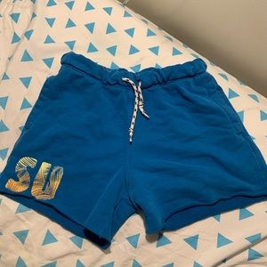Blue shorts